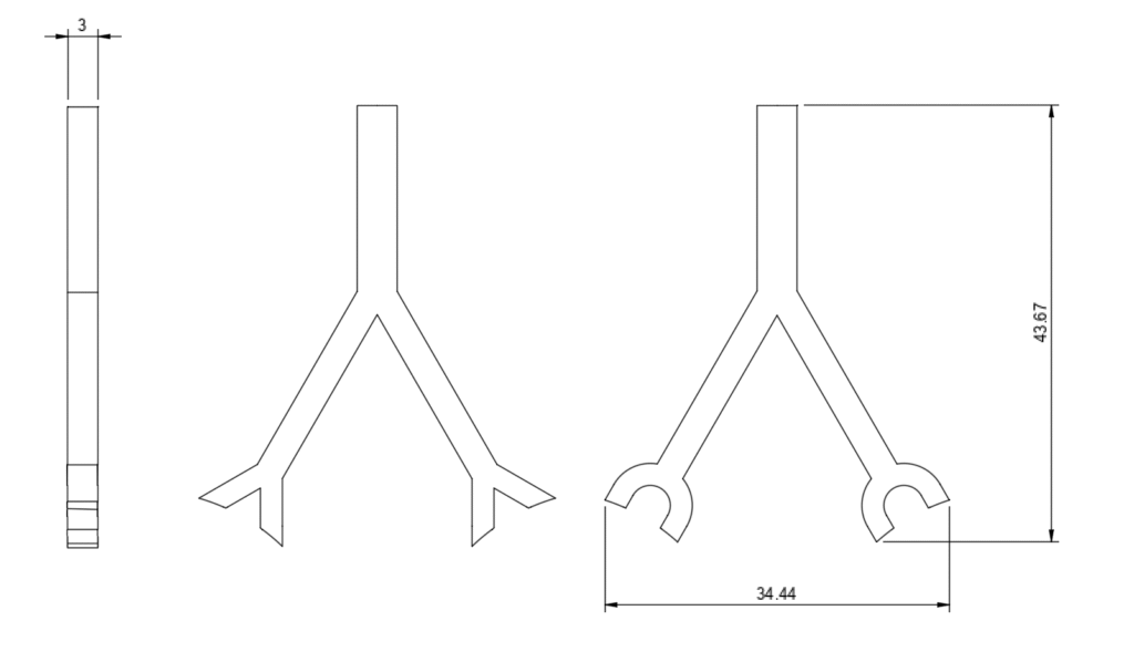 antibody dimensions