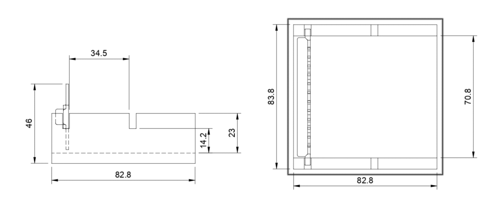 schlitten b complete dimensions